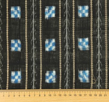 Black with bright blocks and stripes