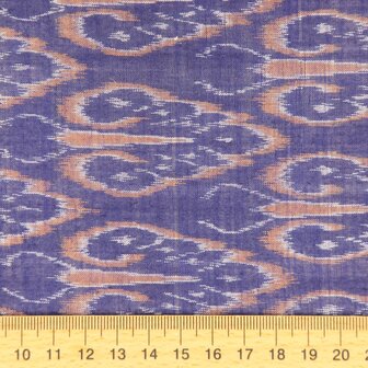 Butterfly in white and orange on purple