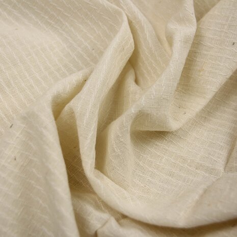 Woven stripes in natural cotton