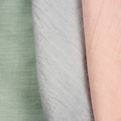 Mulmul cotton in pastel shades